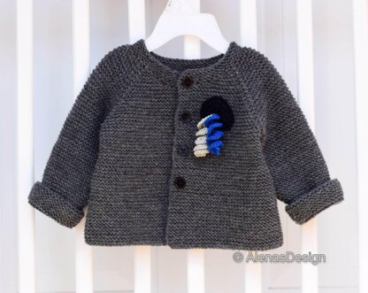 Baby Cardigan with Embellishments 2
