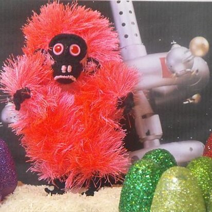 Pinky the fluorescent egg-laying space orangutan