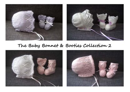 Maisie Bonnet & Booties Set (4-ply)
