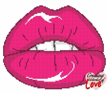 Pink lips C2C Graphgan