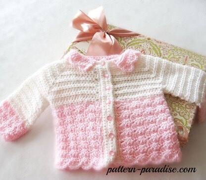 Sweet Pink Baby Sweater