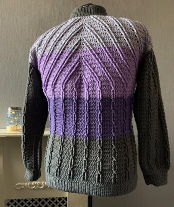 Deep V Cable Sweater