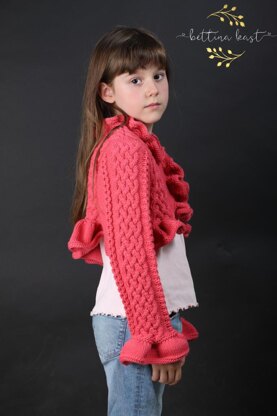 Gabriella - Girl's Romantic Cable Bolero