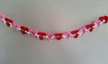 Upcycled Heart Garland