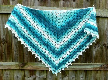 Triangle Batik Shawl