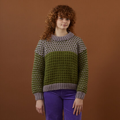 Debbie Bliss Fleck Stitch Sweater PDF