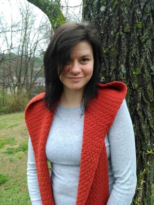 Paprika Pocket Scarf