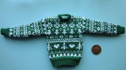 1:6th scale Nordic style sweater