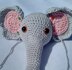 Eva the Elephant - UK Terminology - Amigurumi