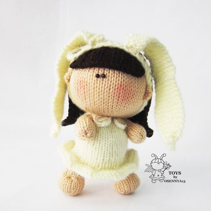 Pebble doll Rabbit