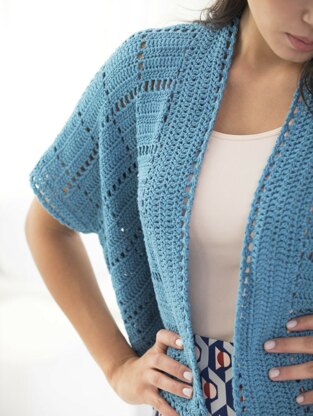 Zen Cardigan in Lion Brand Coboo - L70144 - Downloadable PDF