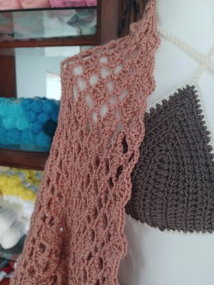 Coral Shell Stitch Crochet Lace Shrug-Cardigan