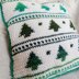 Nordic Trees Christmas Cushion