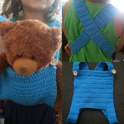 Crochet baby doll store carrier