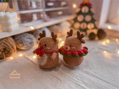 Amigurumi Christmas Reindeer