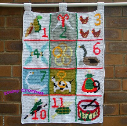 The Twelve Days of Christmas Wall Hanging