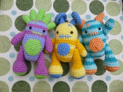 Mini Monsters Amigurumi Crochet Pattern