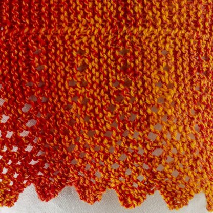 Solar Wave Shawl in Cascade 220 Superwash Wave - W732 - Downloadable PDF