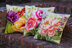 Vervaco Flowers Cushion Cross Stitch Kit - 40cm x 40cm
