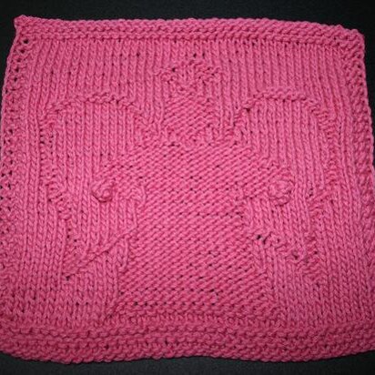 Dishcloth Relay Angel - knitting pattern