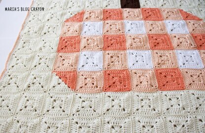 Gingham Pumpkin Blanket