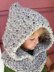 Star Stitch Hooded Cowl