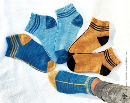 JimiKnits Camp Color/Level Up - Inline Socks PDF