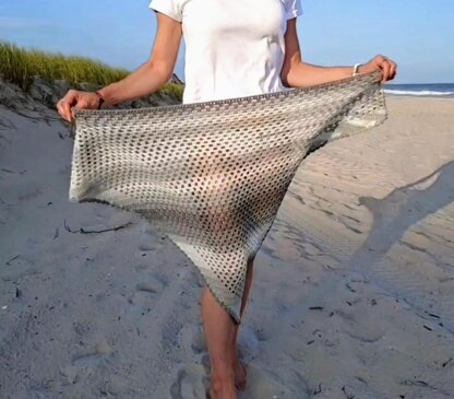 Easy Triangle Spring Shawl