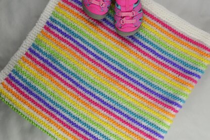 Sassy Stripes Baby Blanket