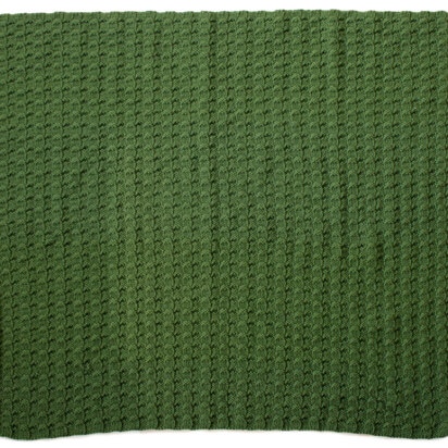Knit Blanket for Stocking in Caron United - Downloadable PDF