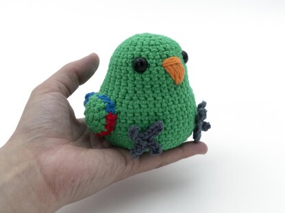 Amigurumi Eclectus Parrot
