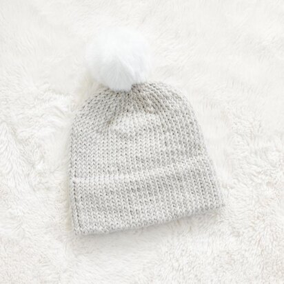 Londynn Beanie: Easy Beginner Hat for Baby and Adult