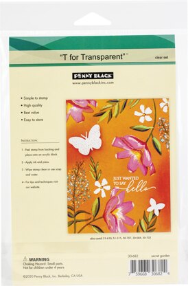 Penny Black Clear Stamps - Secret Garden