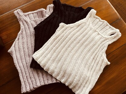 AW05 Cropped Rib Top