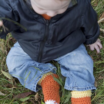 Candy Corn Socks Baby Sizes