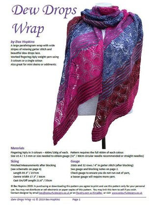 Dew Drops Wrap