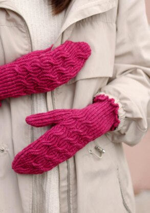 Twisted Mittens&Hat