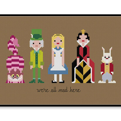 Alice in Wonderland - PDF Cross Stitch Pattern