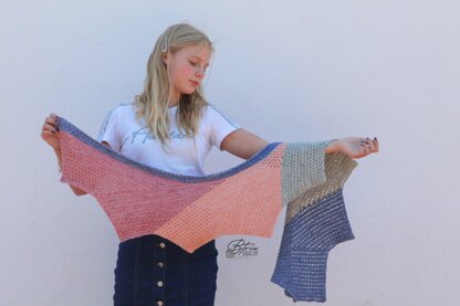 Tunisian Grace Wingspan Shawl