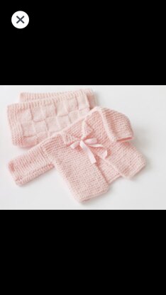 Baby's First Cardigan in Lion Brand Jiffy - 60131AD