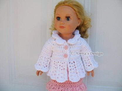 Pink and White Doll Set