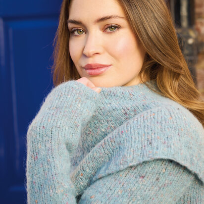 Steam Sweater in Rowan Fine Tweed Haze PDF