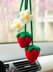 Puff Strawberry Car Hanging