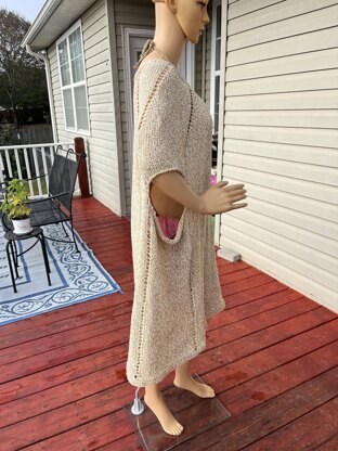 Cappuccino Swirl Poncho