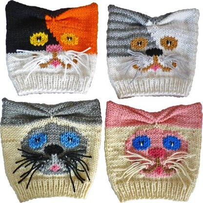 Easy Knit Cat Hat
