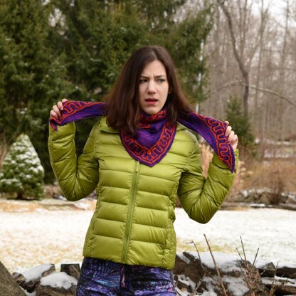 Lotus Flower Shawlette