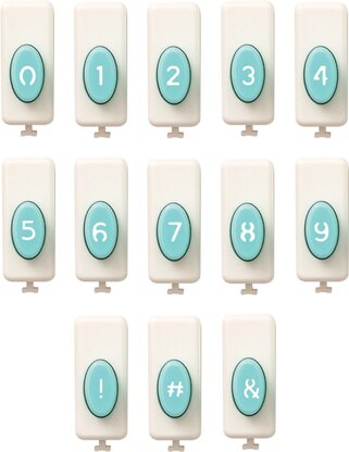 We R Memory Keepers Numbers & Symbols Punch Set - 556652
