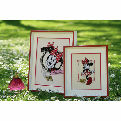 Vervaco Disney It's About Minnie Counted Cross Stitch Kit - 13 x 18cm