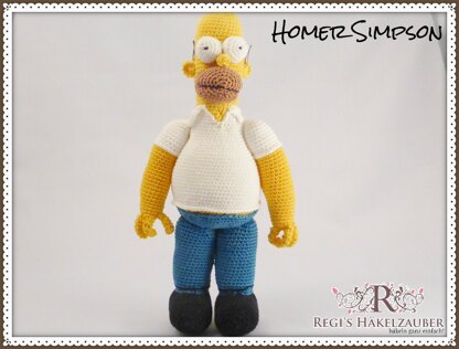 Häkelanleitung Homer Simpson