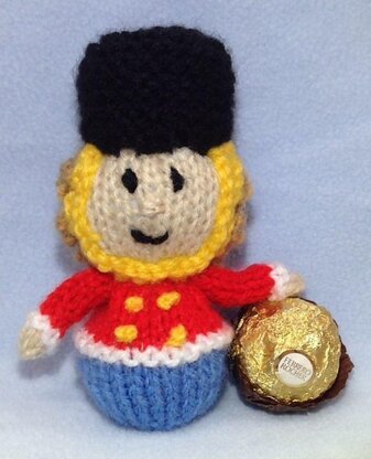 Christmas Nutcracker Soldier Ferrero Choc Cover